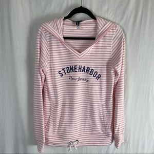 ☃️3 for $23 ☃️Gear Striped Stone Harbor Cotton/Poly Hoodie